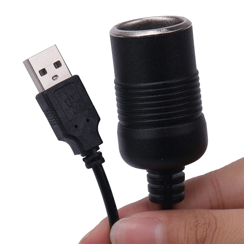 1 шт. автомобильный конвертер адаптер проводной контроллер USB порт 5 В до 12 розетка