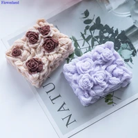 vine rose handmade soap silicone mould diy fondant cake silicone mold cookie stencil cake decorating tools chocolate mold