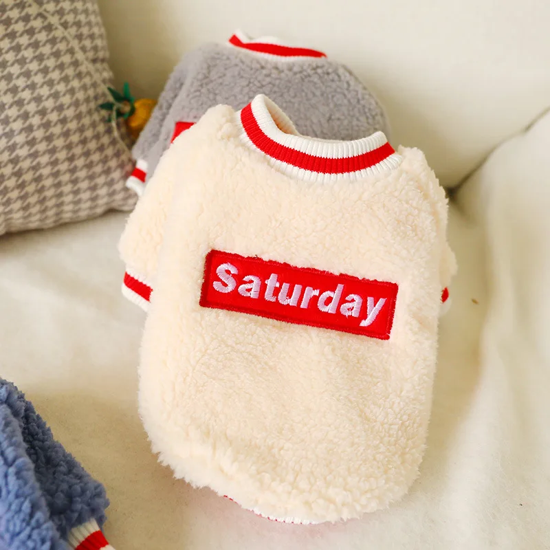 Новинка стильная одежда для собак и кошек тедди бишон наклейки на английском