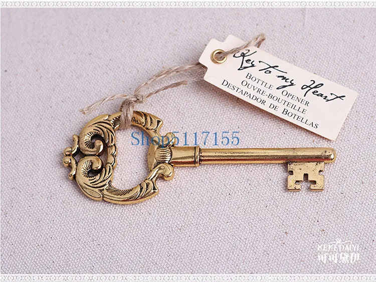 Свадебные сувениры и подарки для гостей Подарочный подарок ключ к моему сердцу