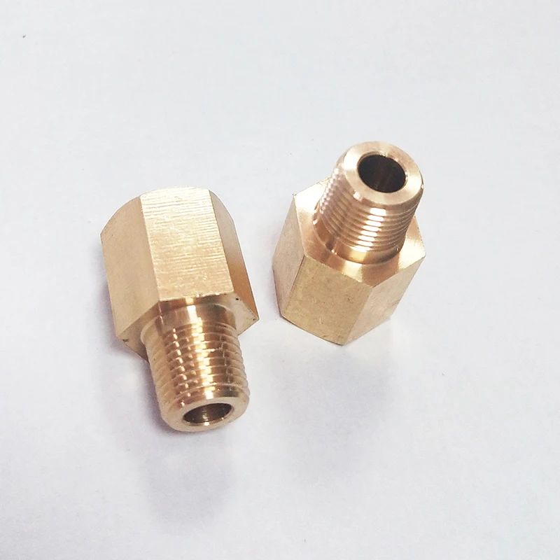 Нержавеющая сталь 1/8 &quotNPT Female To M10X1.5 датчик давления масла Подающая линия тройник