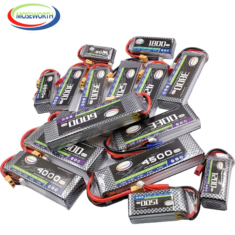 3s 111 v 1300 1500 1800 2200 2600 3000 3500 4000 4500 5000 6000mah 25c 35c rc toys lipo battery для rc дрона