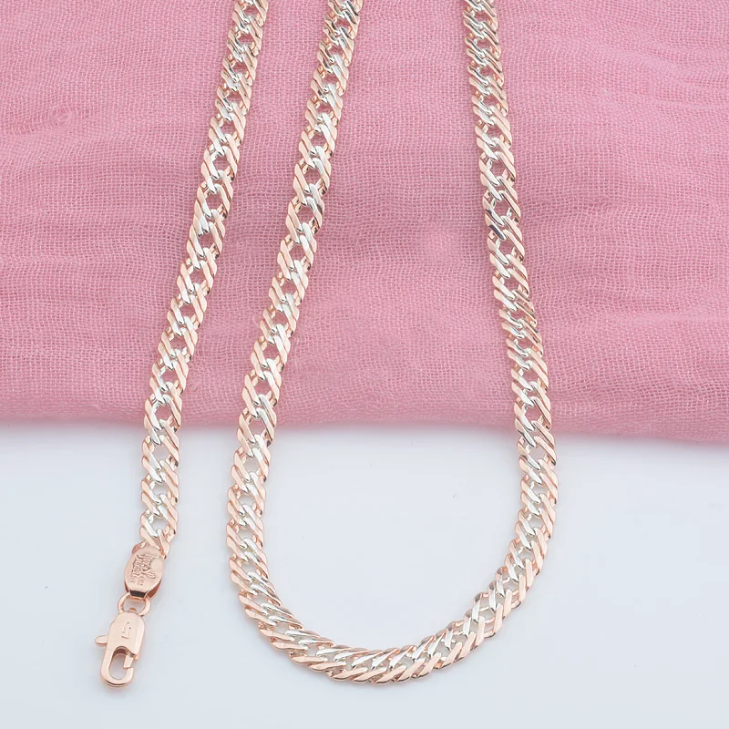 Ожерелье из плетеных цепей разных цветов для мужчин и женщин бижутерия 3 на выбор