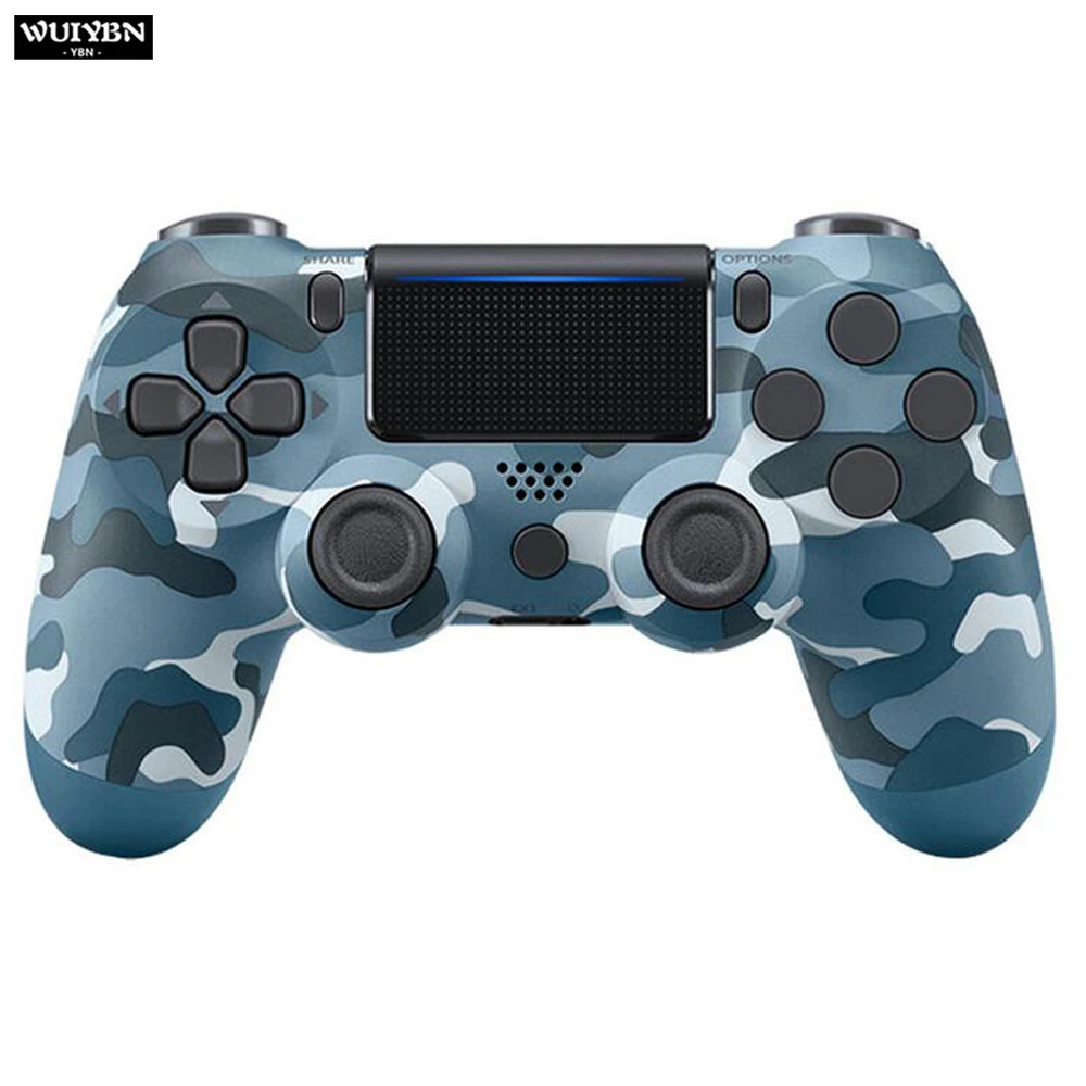 WUIYBN беспроводной V2 PS4 контроллер Bluetooth 4,0 геймпад джойстик для Dualshock 4 playstation 4 игровая консоль ПК паровой - Цвет: Темно-серый