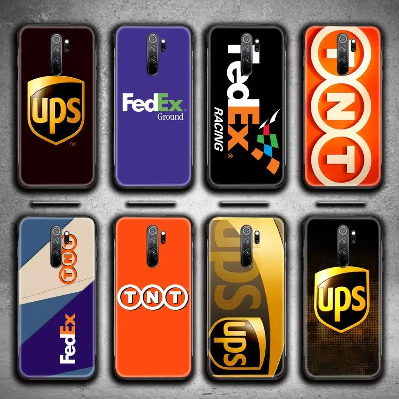 

express TNT UPS Phone Case for Redmi 9A 8A 7 6 6A Note 9 8 8T Pro Max Redmi 9 K20 K30 Pro