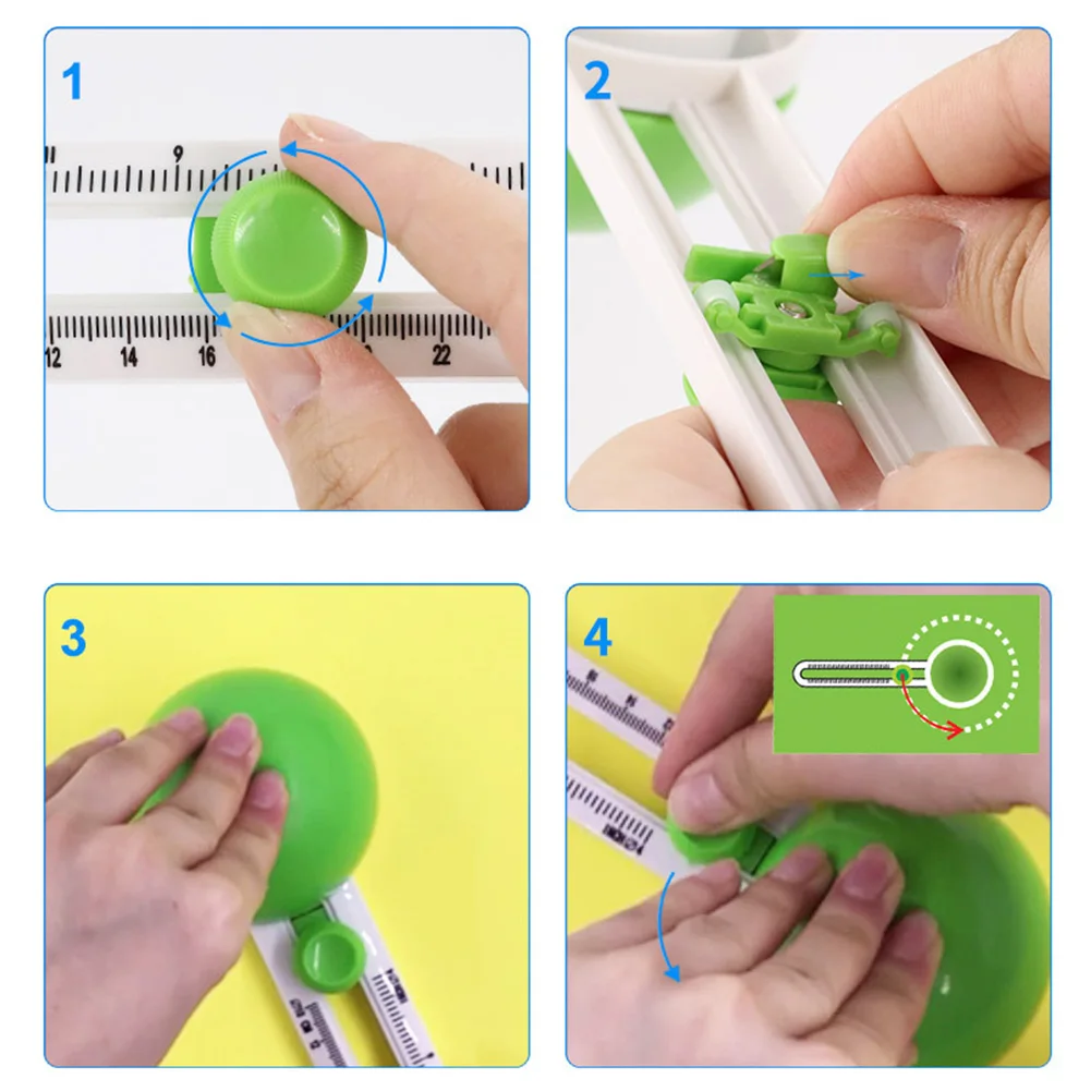 DIY Скрапбукинг пэчворк многофункциональные карты для изготовления круглых