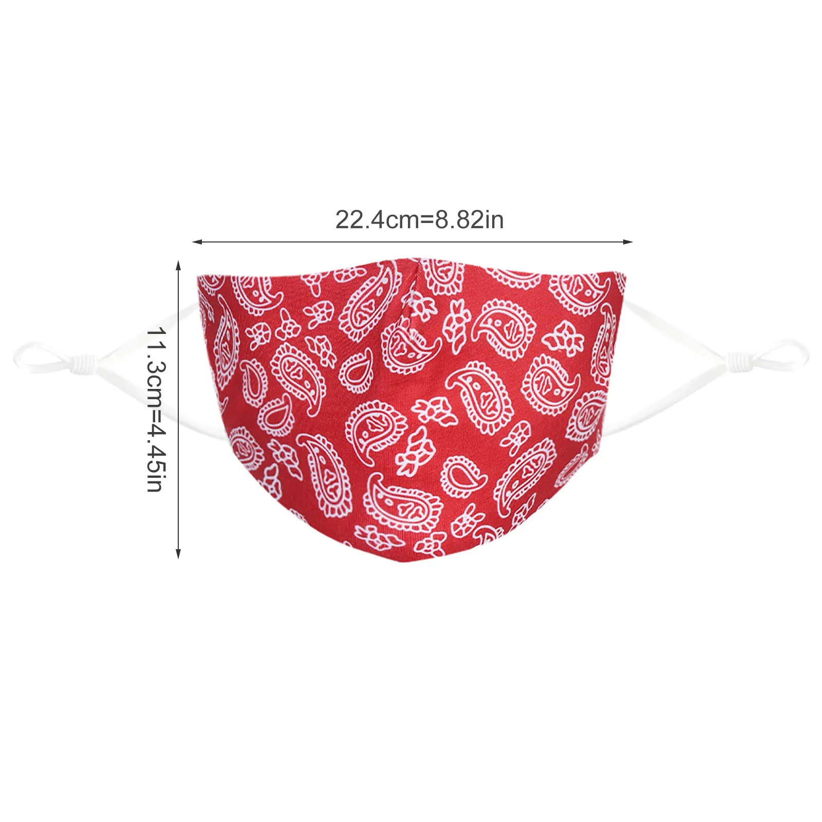 

Adult Mask Fashion Folk-custom Style Print Cotton Soft Reusable Washable Windproof Adjustable Earloop Face Masks mascarilla