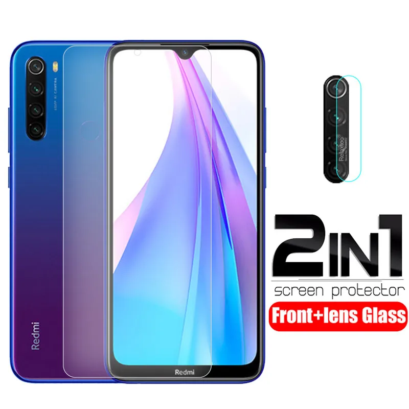 Закаленное стекло для объектива камеры 2 в 1 Защитное экрана redmi note 8 T Защитная