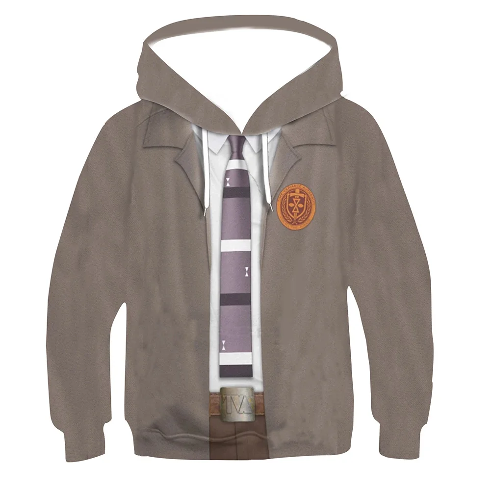 

Толстовка Loki с капюшоном для косплея, детская повседневная Уличная одежда с 3D принтом, пуловер