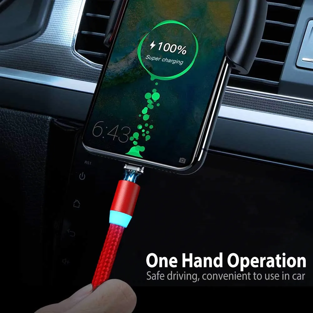 Магнитный зарядный кабель быстрая зарядка код 1 м 2 Тип C Micro USB для Apple iphone Xs Max XR XIAOMI