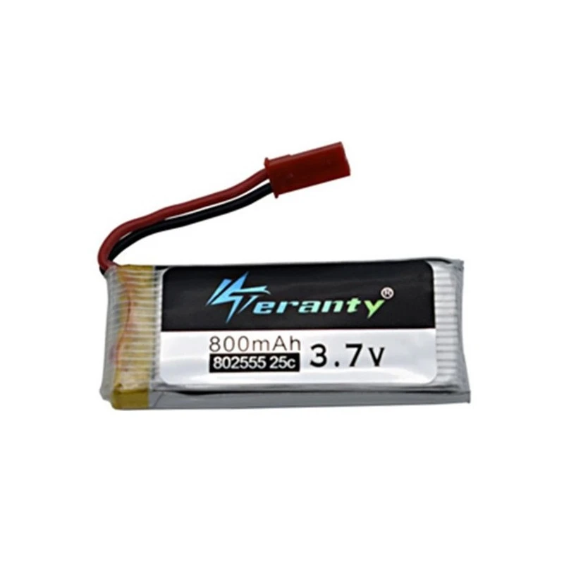 

3.7V 800mAh 802555 lipo Battery for Syma X54HC X54HW X56W TK110HW JXD509 509W 509G V686 H12C RC Drone Quadcopter Spare Part 5Pcs