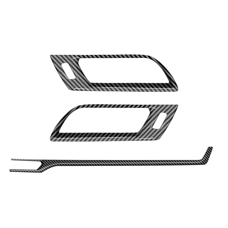 

Central Control Air Outlet Framer Button Frame Trim Decorative Strip Carbon Fiber Pattern for Toyota Sienna 2021