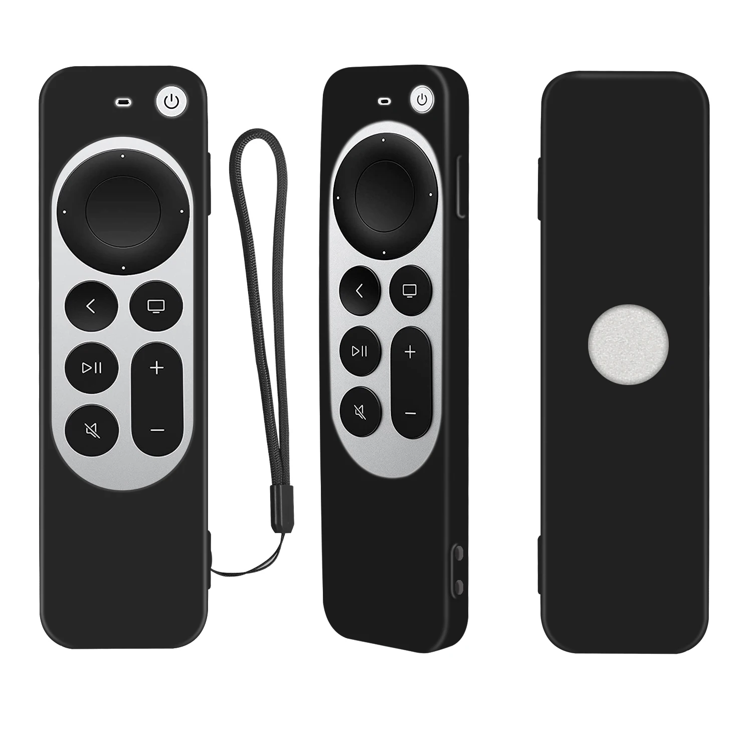 Чехлы для Apple TV 4K Siri Gen 2-го поколения нескользящий прочный силиконовый защитный