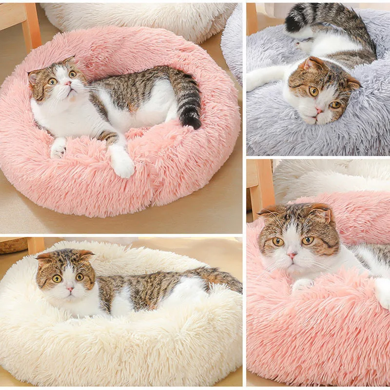 

Simple Style, Plush Winter Warmth, Pet Bed, Cat Bed, Small and Medium-sized Dog Deep Sleep Cage, Pet Mat, Portable, Super Soft