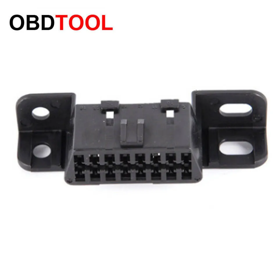 10 шт. 16pin Obd2 разъем OBD 16Pin женский угловой 2 гнездо для провода &quotМама&quot Obd Ii