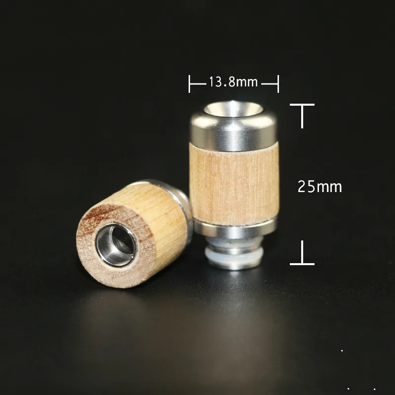 Деревянный мундштук 510 Driptip металлический Vape широкий Mtl капельный для E резервуар