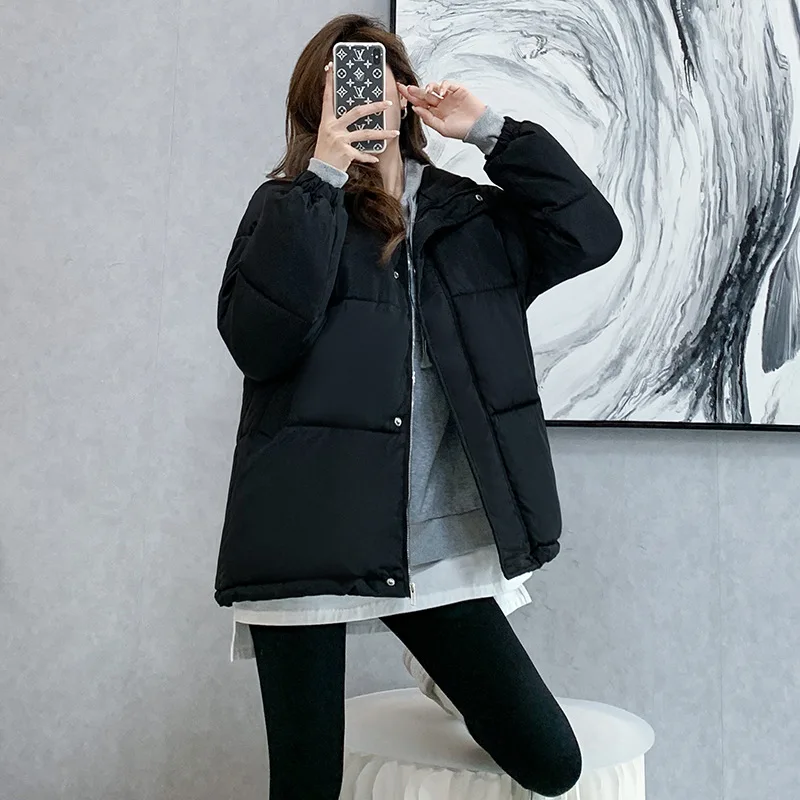 Winter women's clothing 2021 new down padded jacket female ins fashion brand Korean loose thick padded jacket coat cotton coat