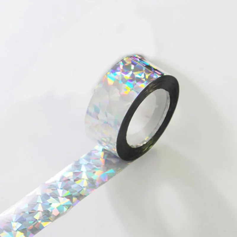 

1 Roll Anti Bird Scare Tape Audible Pigeons Pest Control Laser Flash PET Material Simple Home Garden Accessory Convenient Useful