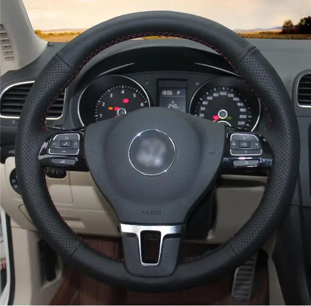 Чехол из натуральной кожи для Volkswagen VW Tiguan Passat B7 CC Touran Jetta Mk6 интерьер автомобиля |