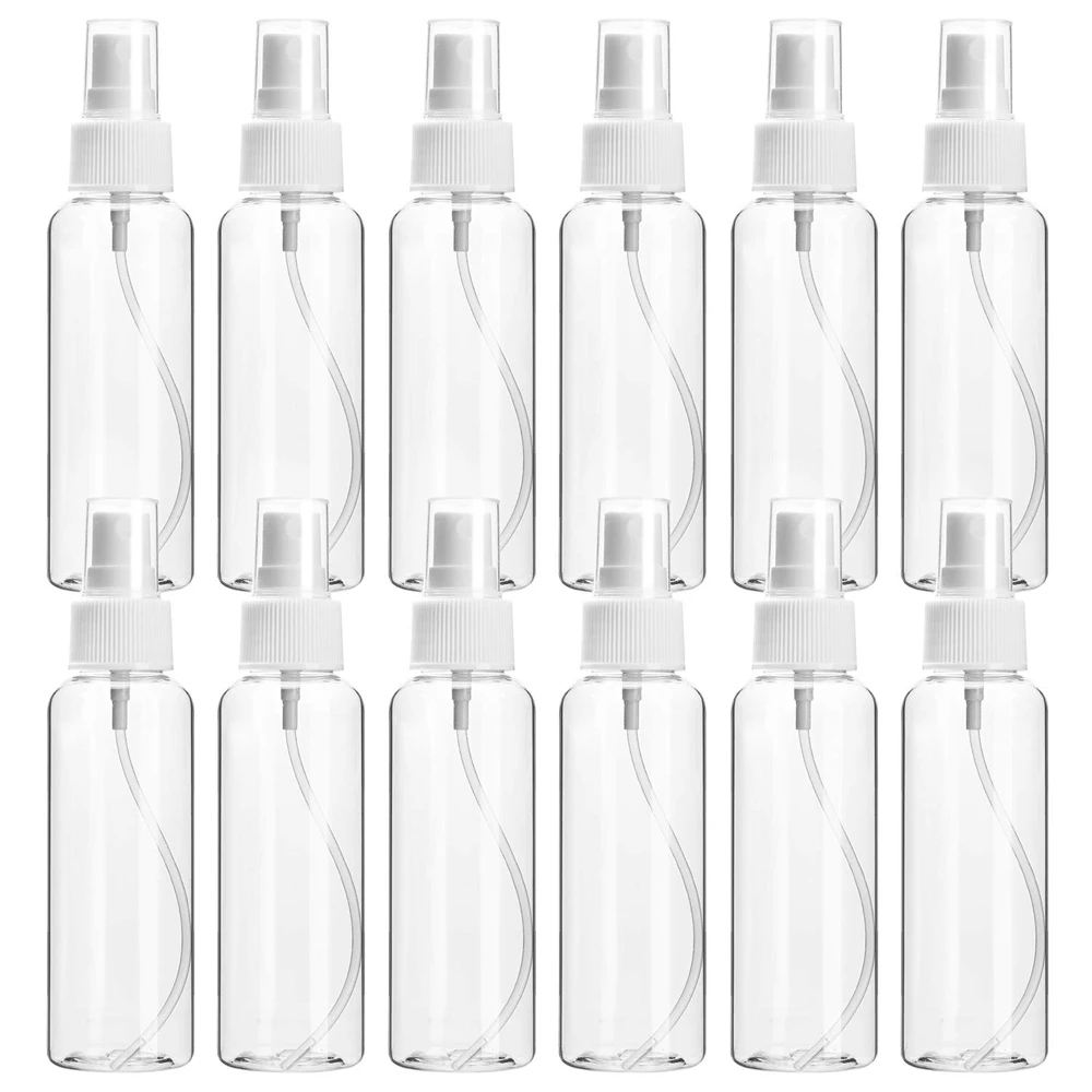 

100pcs 10ml 30ml 50ml 60ml 100ml 120ml Refillable Fine Mist Sprayer Bottles Makeup Cosmetic Atomizers Small Spray Container