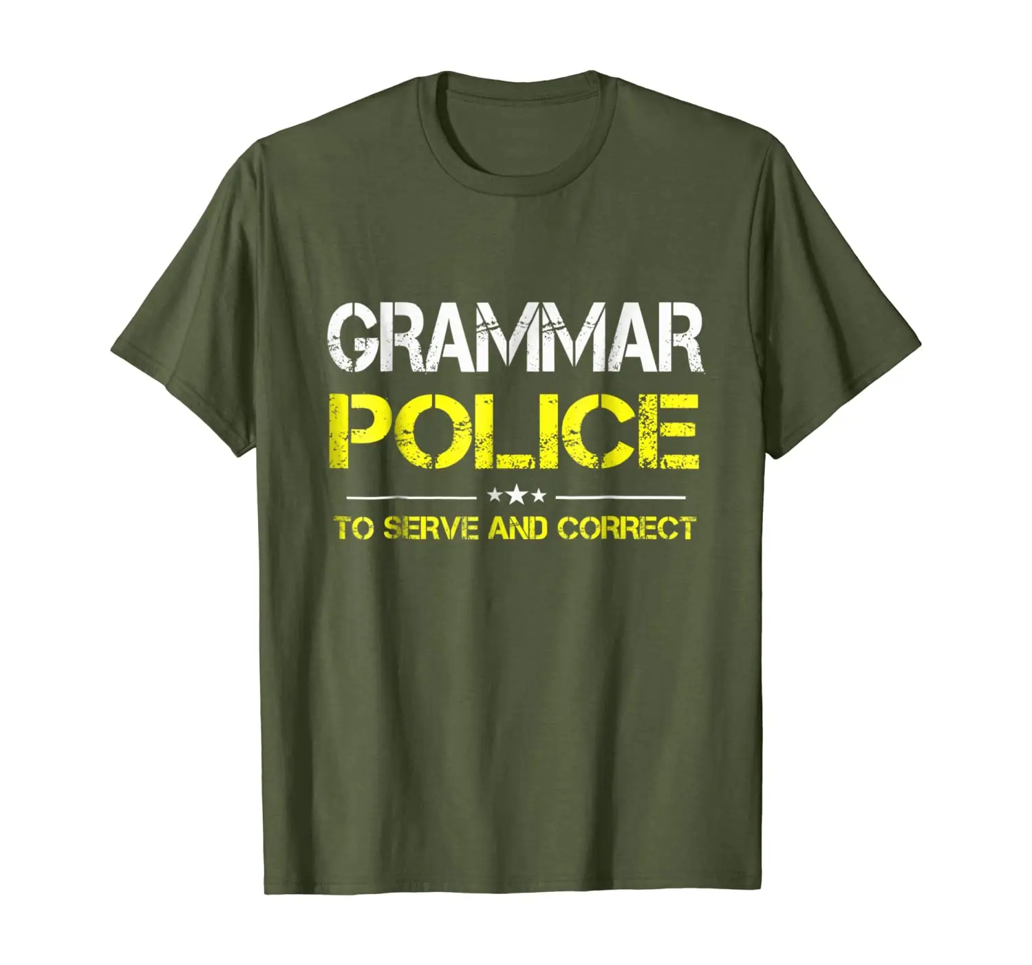 

Grammar Police Women and Kids Funny Costume Idea T-Shirt
