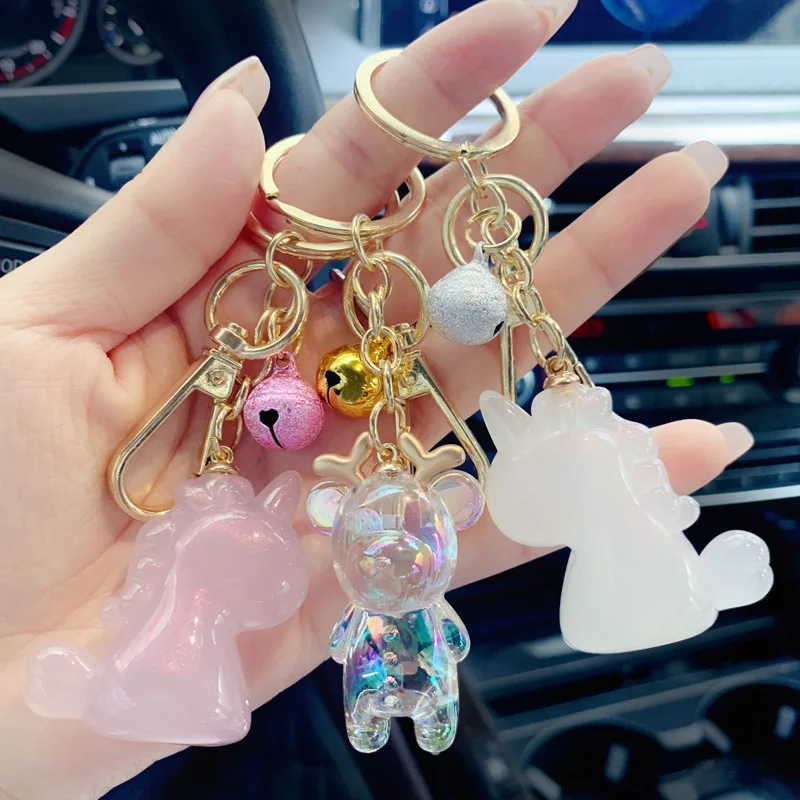 Выдуманного единорога акриловый брелок мультяшный брелоки Животные Прекрасный