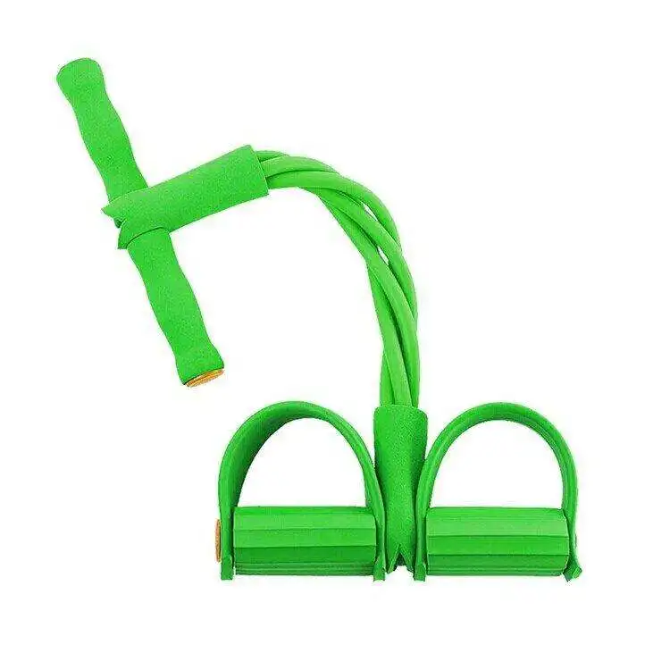 

1 pcs Fitness Gum 4 Tube Resistance Bands Latex Pedal for drop shipping
