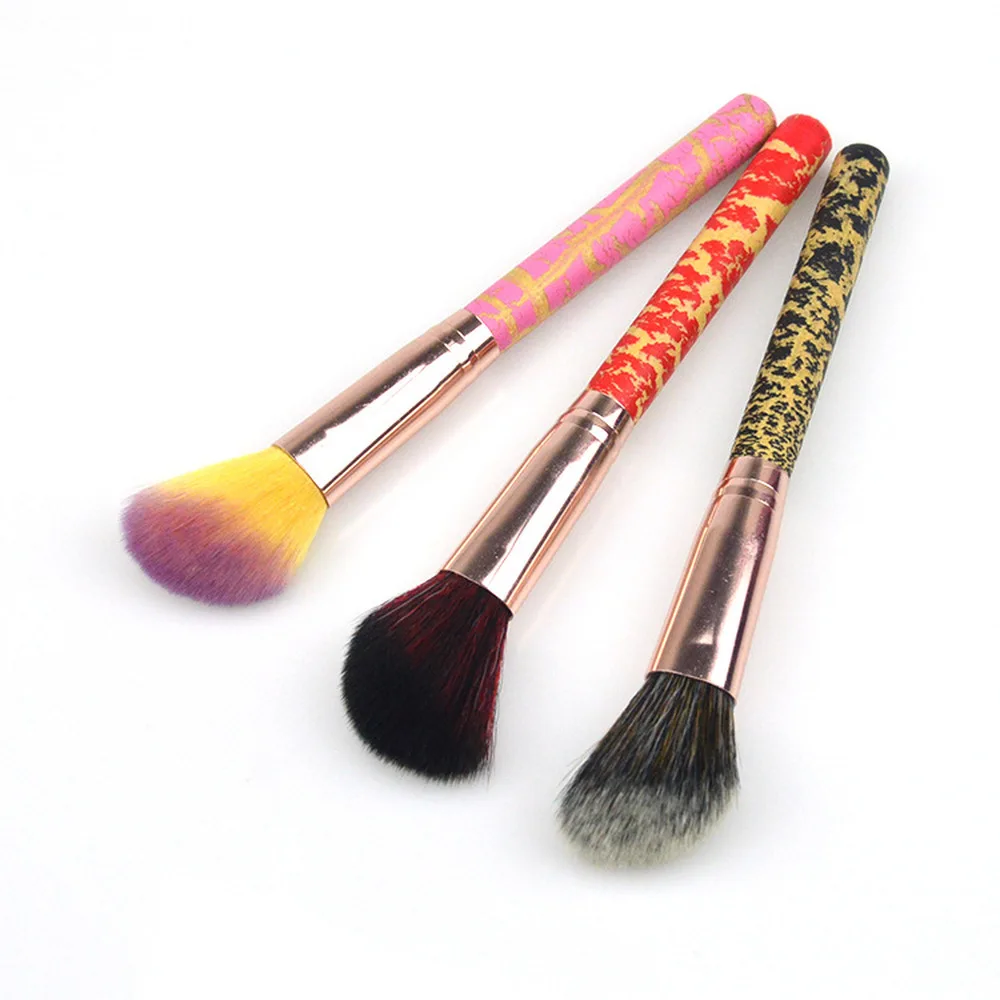 1pc Brand Makeup Brushes Face Highlighter Powder Brush 3D Contour Blusher Cosmetics Tools for Women Beauty | Красота и здоровье