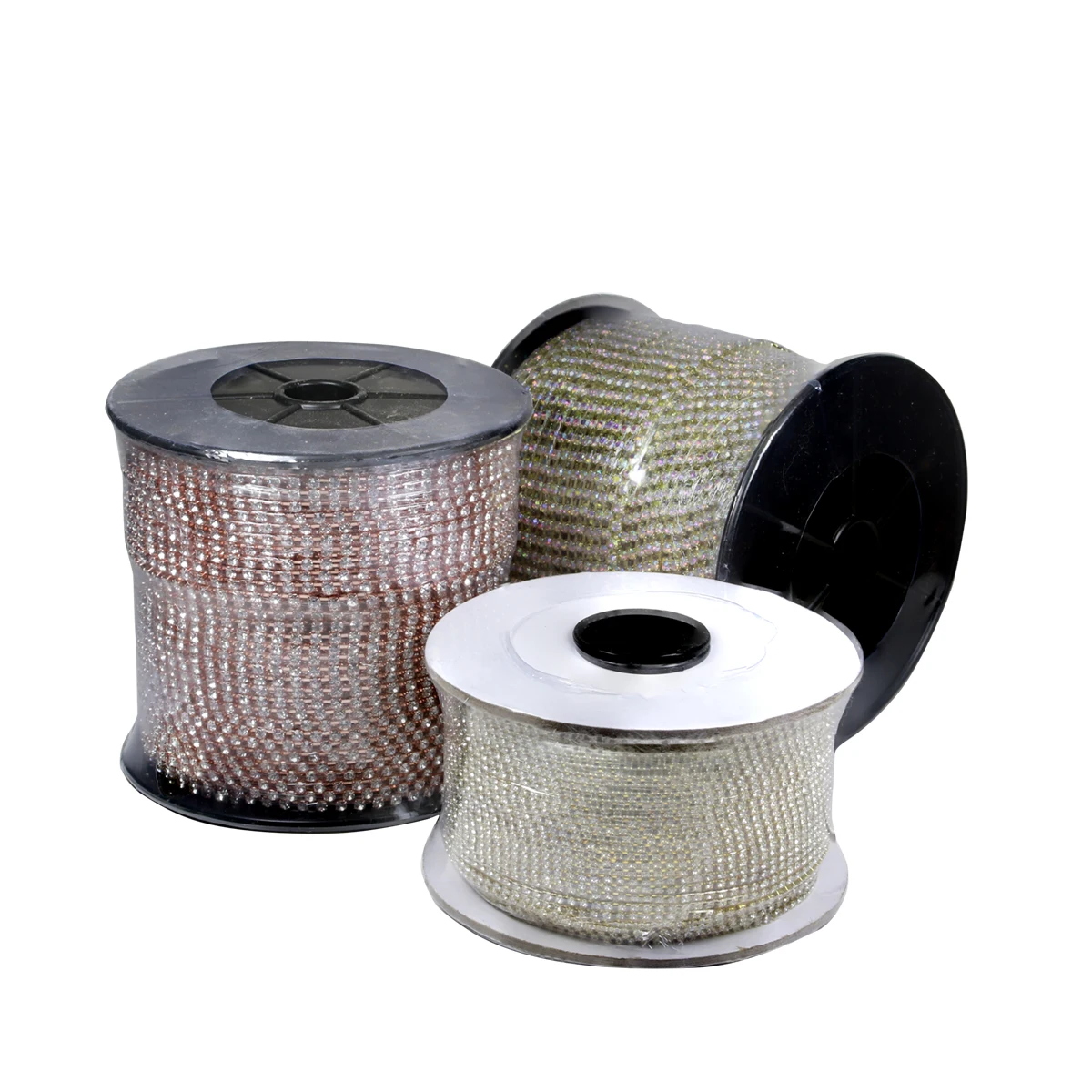 1 м стеклянные стразы медная чашка цепочка Блестящие кристаллы s отделка