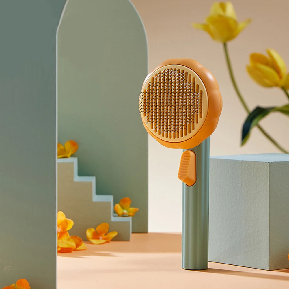 Щетка для груминга кошек расческа мягкого удаления шерсти у Незакрепленная