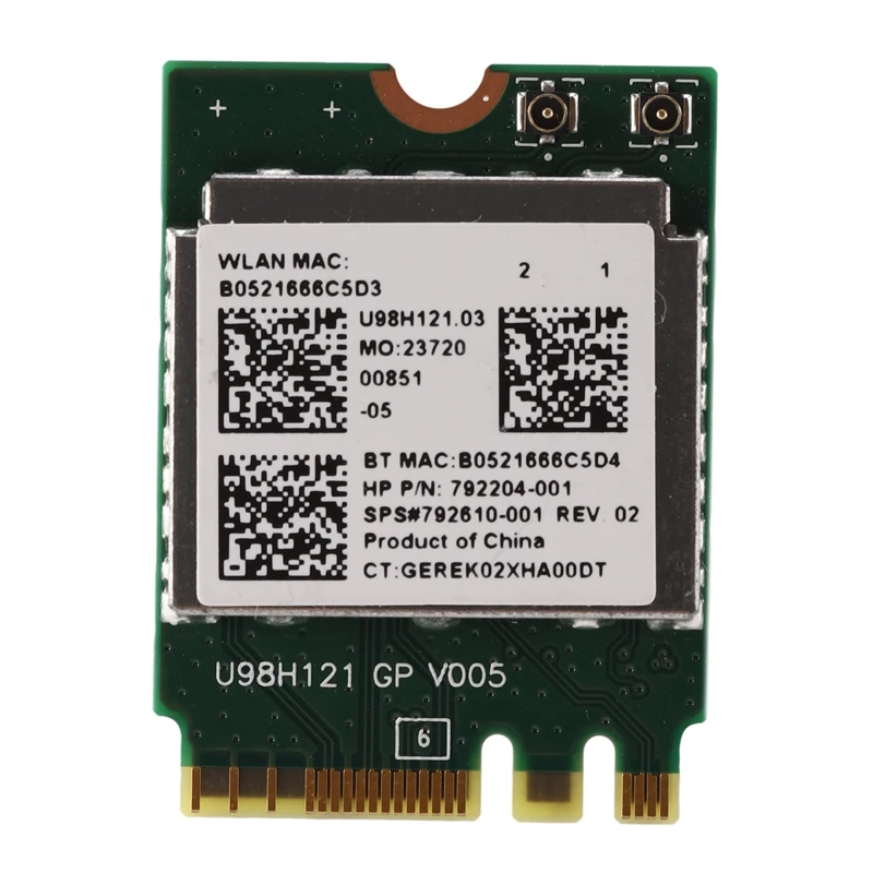 Беспроводной адаптер для Realtek RTL8723BE 802.11N WiFi карта Bluetooth 4 0 NGFF SPS 843338-001 300 Мбит/с |