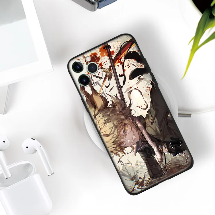 the saga of tanya the little girl silicone phone case for iphone se 6 6s 7 8 plus x xr xs 11 12 mini pro max glass cover shell free global shipping