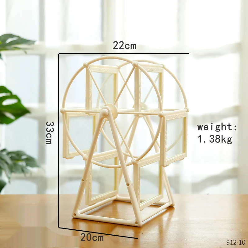 

Ferris Wheel Photo Frame 4 Inch 5 Inch Picture Frames Home Decoration Living Room Bedroom Family Wedding Photo Desktop Display