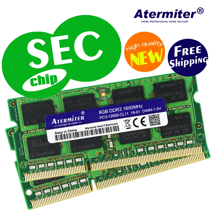 Оперативная память для ноутбука 8 ГБ 4 Гб 2 1 4G PC2 PC3 DDR2 DDR3 667 МГц 800 1333 Гц 1600 5300S 6400 8500