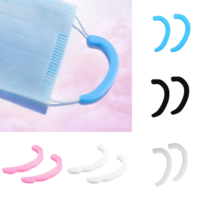1 пара антиболевых масок для лица Защита ушей мягкий силиконовый защитный чехол