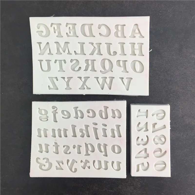 3 шт./компл. английская одежда с буквами и цифрами силиконовые формы для тортов