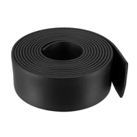 uxcell solid rectangle rubber seal strip 45mm wide 3mm thick 3 meters long black weather stripping tapes for truck car home
