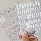 1 шт. розовая камелия, наклейка для ногтей тигр, 3D рельефная бабочка, наклейка для ногтей s, водные переводки для ногтевого дизайна, материалы, наклейка TS 2