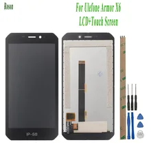 Roson For Ulefone Armor X6 Black LCD and Touch Screen 5 Tested For Ulefone Armor X6 Phone +Tools