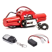 metal automatic double motor winch wireless remote controller system for 110 rc crawler car axial scx10 traxxas trx4
