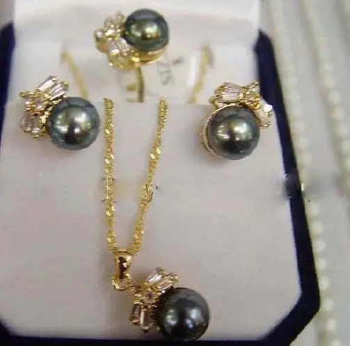 

wholesale Women Jewelry Set Gift Pendant+Earring+Ring Zircon Opal Freshwater Pearl Jade (Price does not include jewelry box)