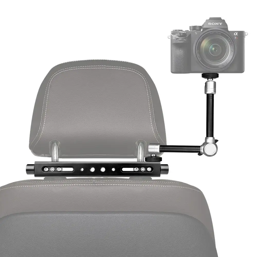 3 в 1 Magic Arm сверхмощный Автомобильный подголовник DSLR экшн камера держатель для