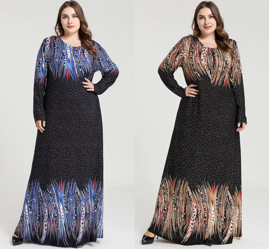 Арабский исламский Дубай кафтан абайя Средневосточный мусульманский