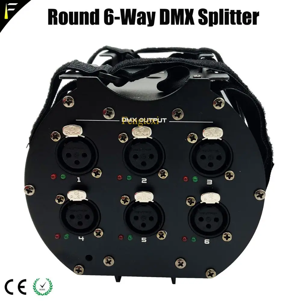 Диско световое оборудование беспроводной 6 DX DMX способ дистрибьютора с neutrik 3pins XLR
