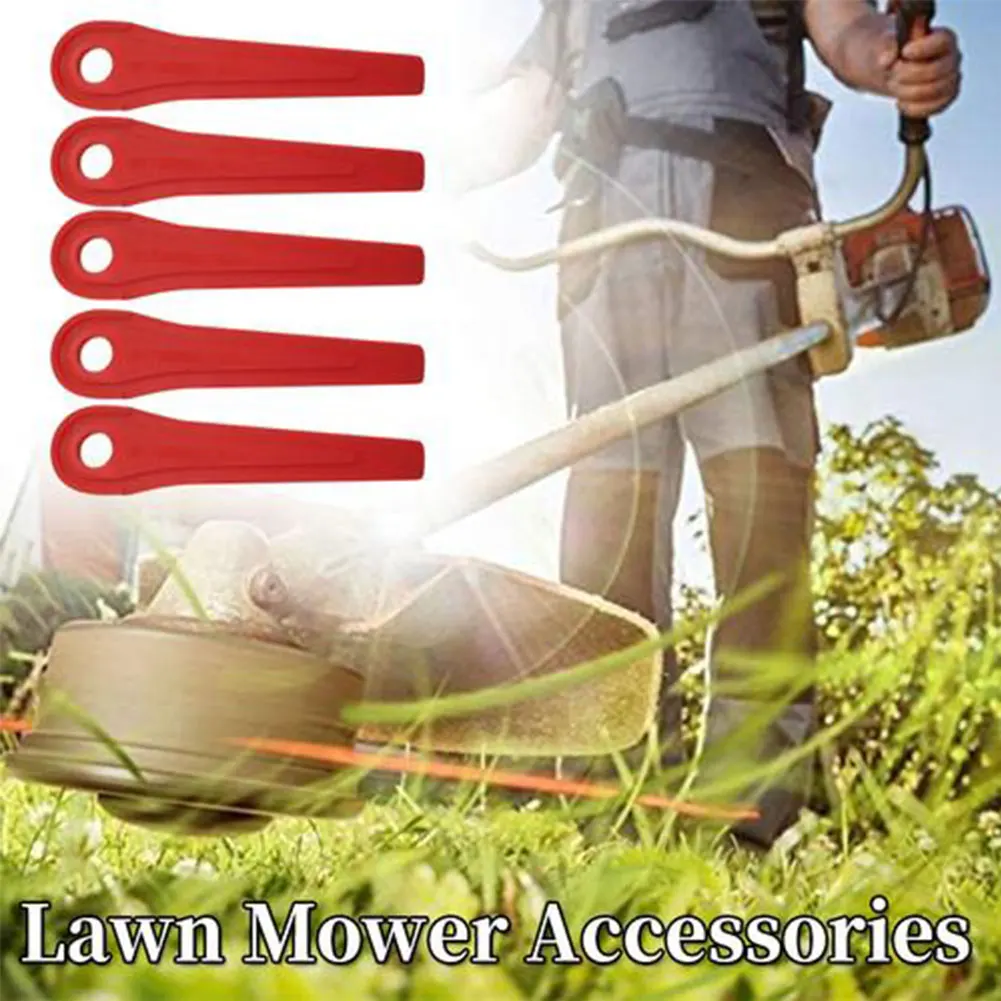 

100PCS Plastic Grass Trimmer Blades Lawn Mower Accessories Cordless Lawn Trimmer Grass Trimmer Garden Tool Supplies