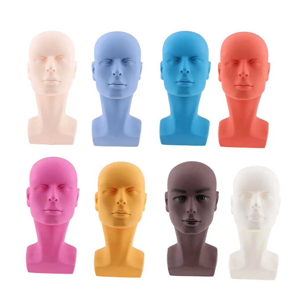 

Male Mannequin Manikin Head Model Wigs Hats Glasses Jewelry Display Stand