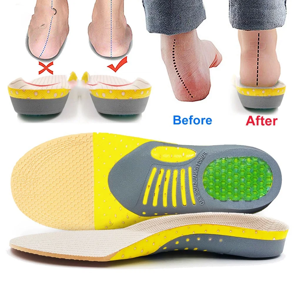 Ортопедические гелевые стельки премиум-класса, для обуви, унисекс, ортопедическая подошва для плоскостопия