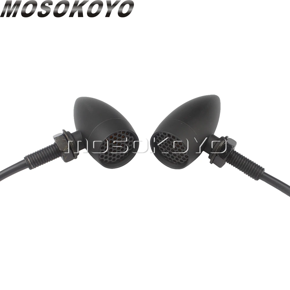 1 пара винтажных мотоциклетных сигналов поворота указатели для Harley Bobber Yamaha BMW Custom