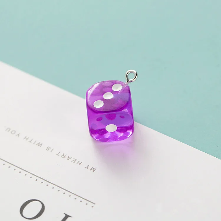 10 шт. Прозрачные Кубики подвески для сережек 14 мм | Украшения и аксессуары