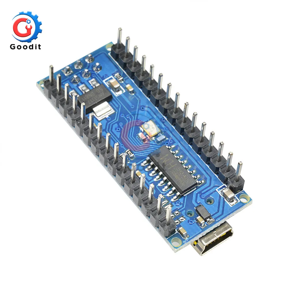 Плата контроллера Mini USB CH340 Nano v3.0 3 0 ATmega328P совместимая с Arduino драйвер V3.0 ATmega328 -